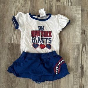 New York Giants Onesie with Skirt 12 months
